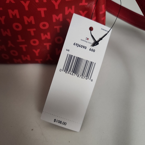 Tommy Hilfiger Crossbody Red Purse - Picture 6 of 6